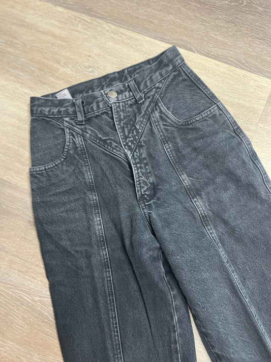 Size 1/2 Vintage J Cross Black Denim Jeans