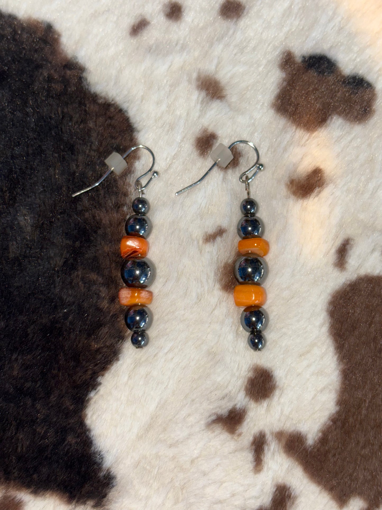 Dallas in Orange Earrings