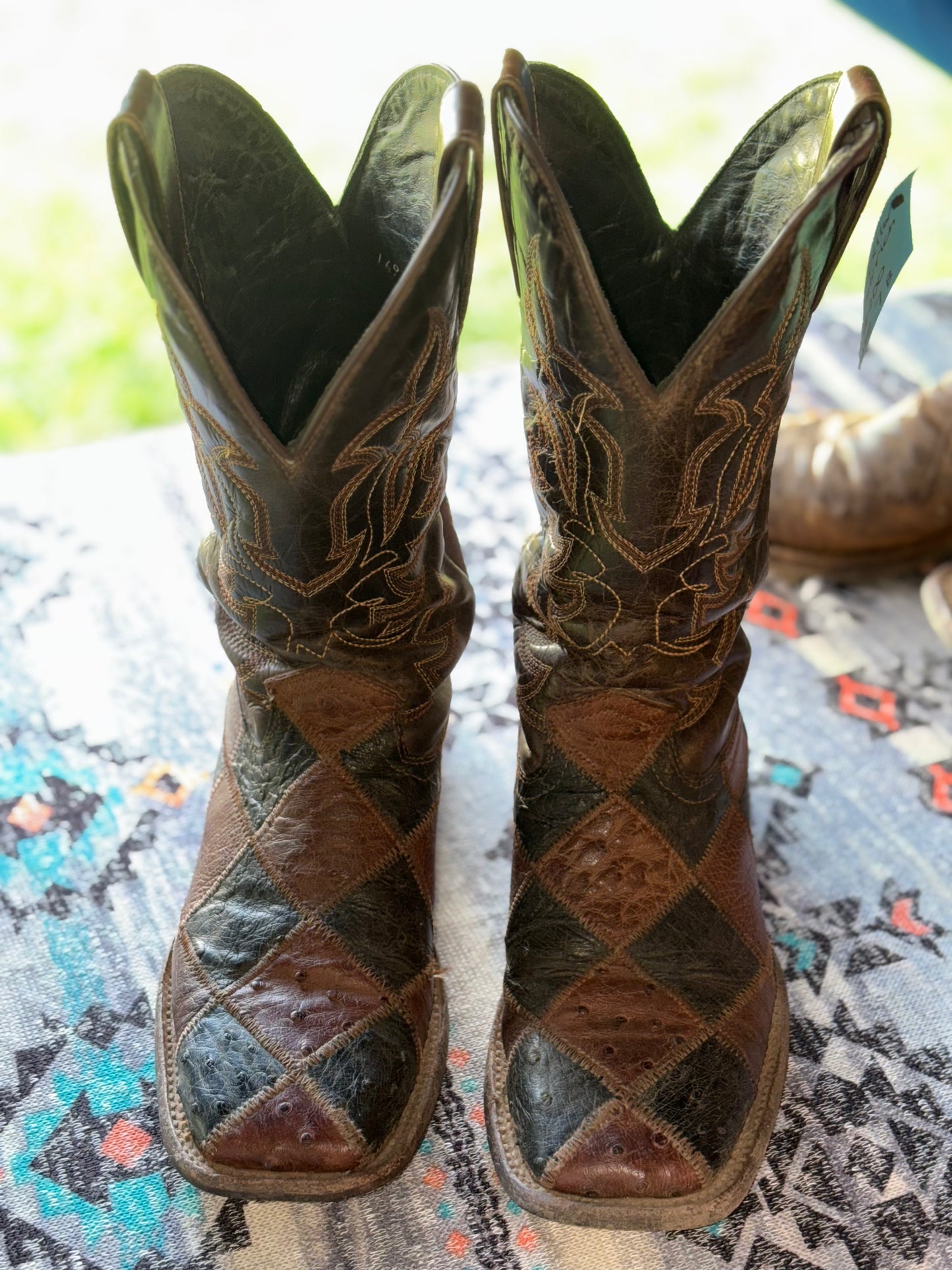 Size 7B - JB Dillon Osterich Boots