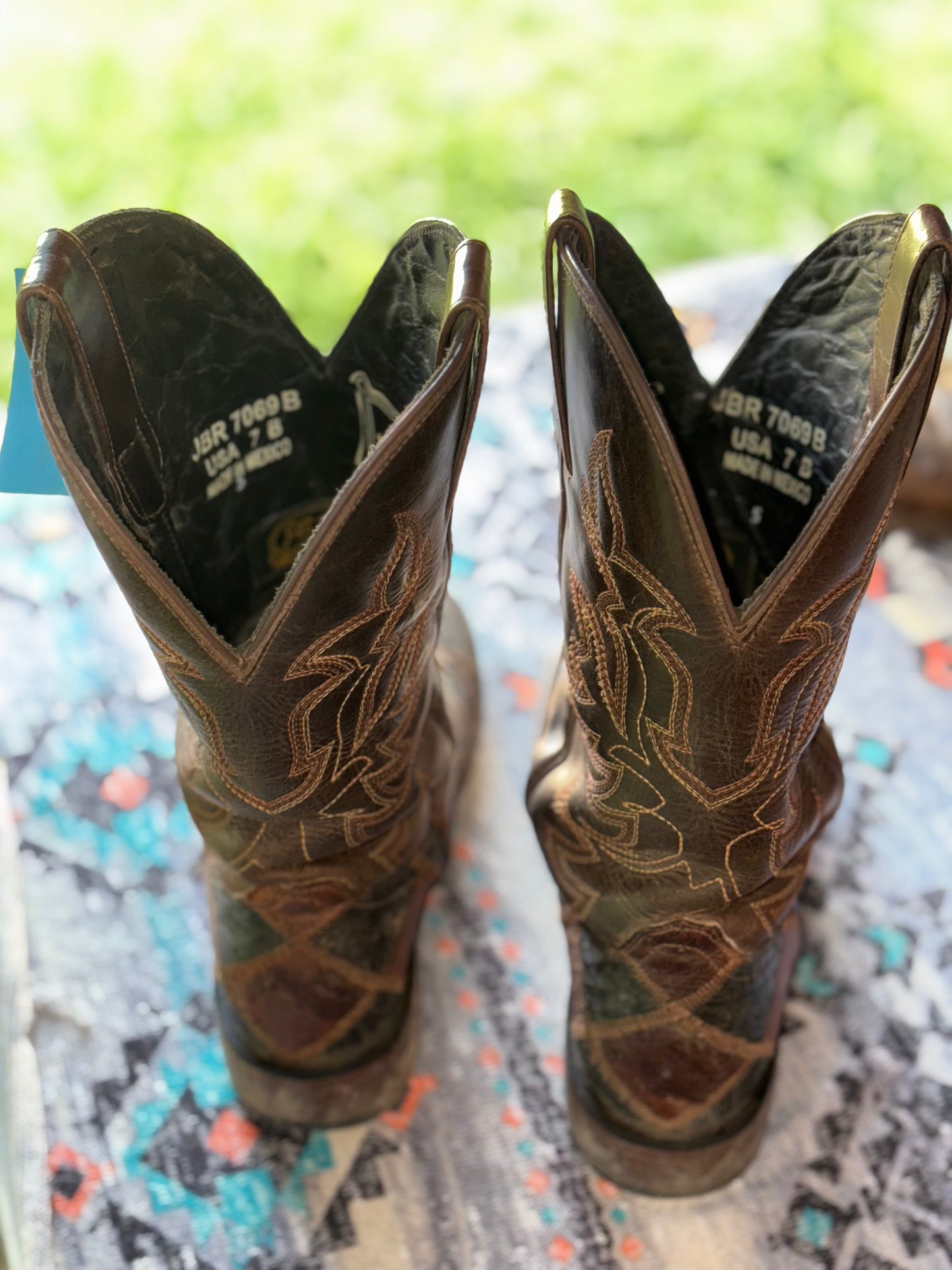 Size 7B - JB Dillon Osterich Boots
