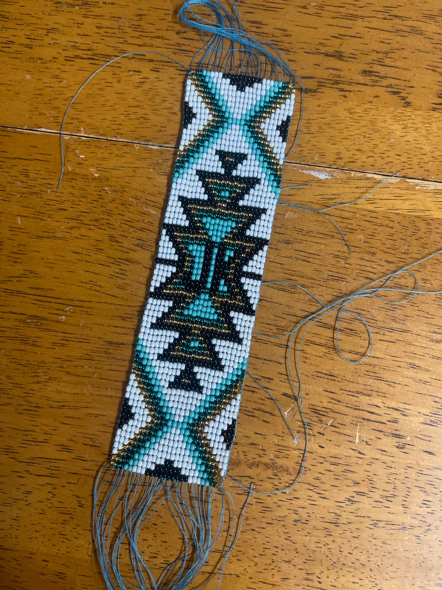 Custom Beaded Over Under Whip