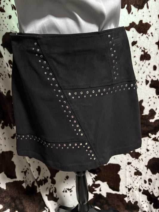 Size 0 Suede Skirt
