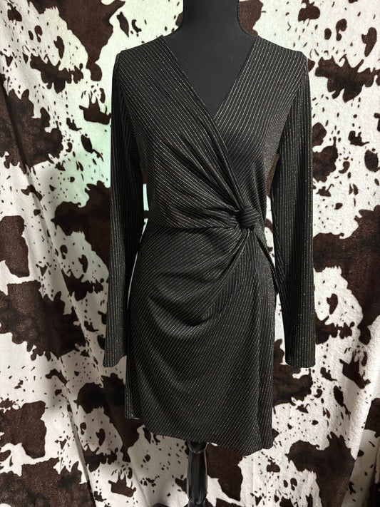 Medium Gold & Black Dress