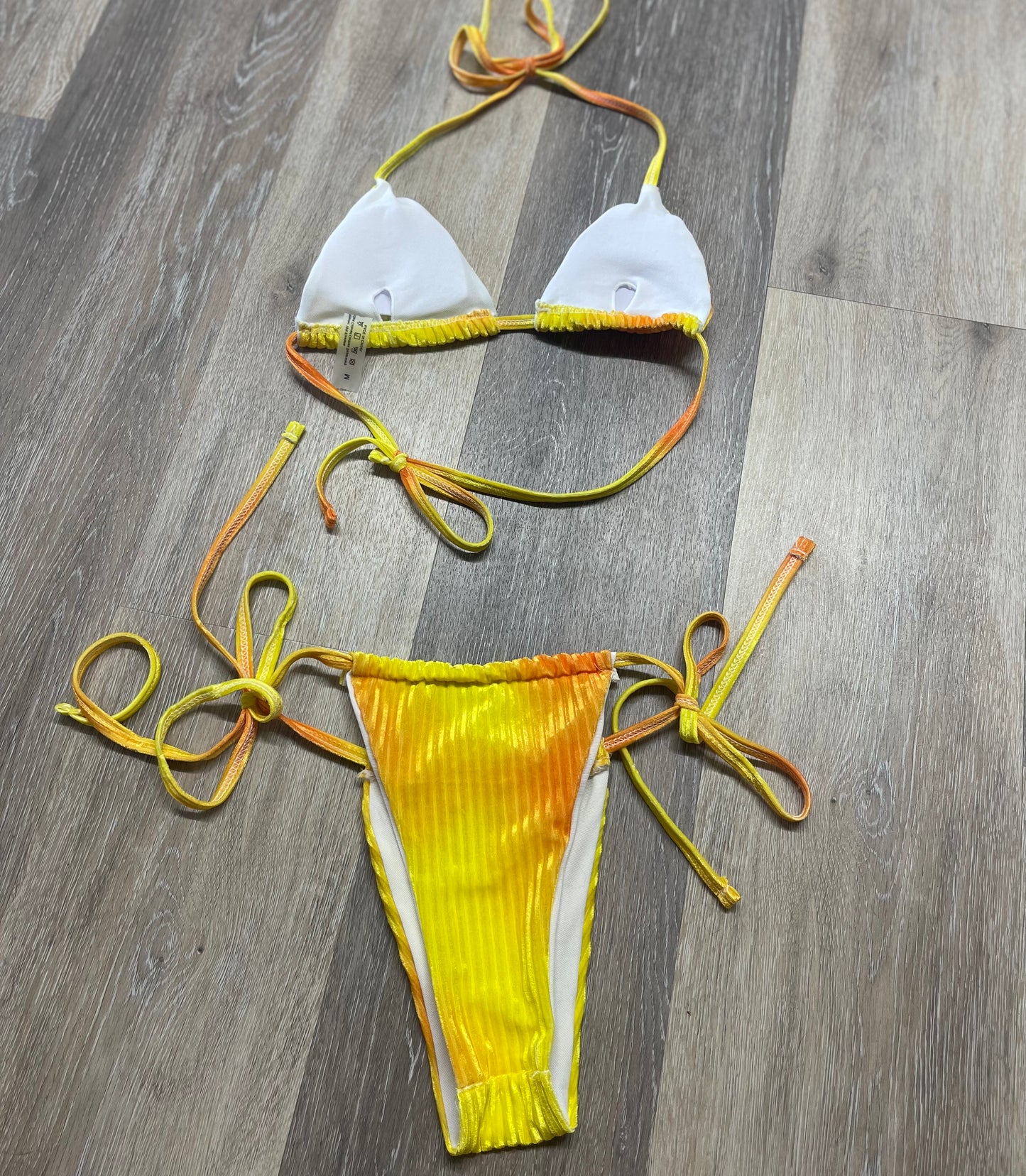 Small Neon Velvet Bikini