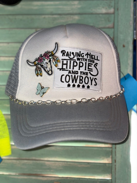 Grey Trucker Hat